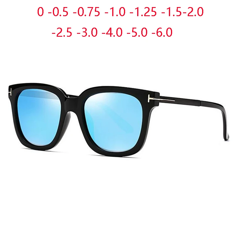 

Anti-glare Nearsighted Sunglasses Men Polarized Colorful Myopia Lens Square Prescription Spectacles Diopter 0 -0.5 -0.75 To -6
