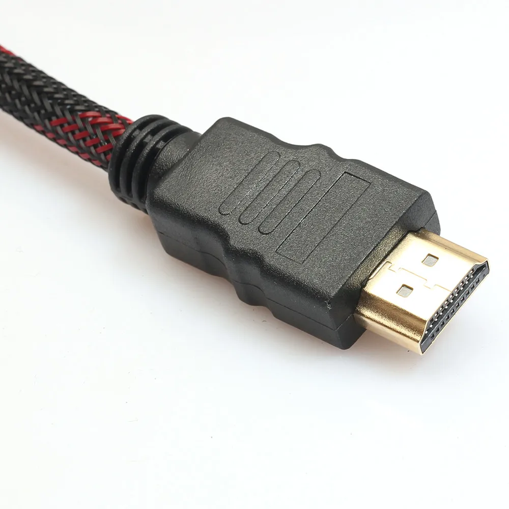 Адаптер HDMI-совместимый с Full HD 1080P HDMI штекер на 15-контактный разъем VGA адаптер