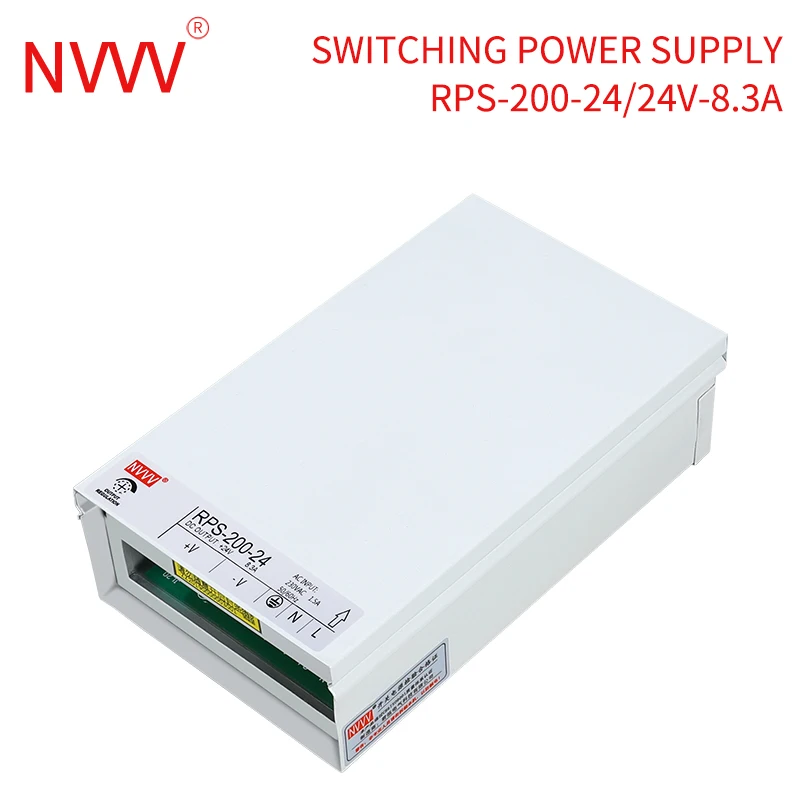 NVVV 200W Питание непромокаемые RPS 200 12v 16.6a/ 24v 8.3a DC Led драйвер Источник