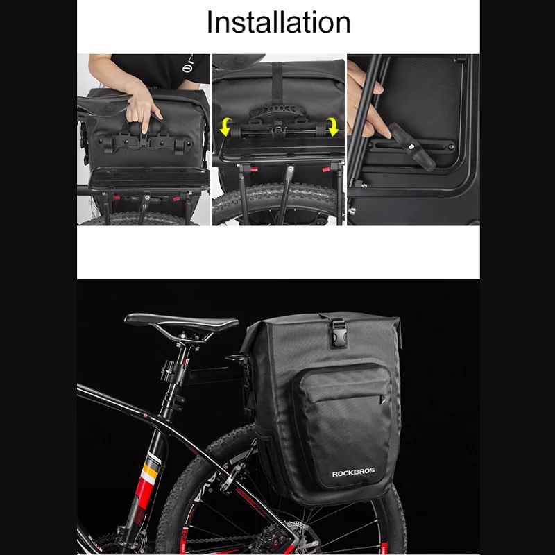 Bicycle Rear Rack Bag Cycling Accessories Saddle Bag Cycling Trunk Stand Pannier For Cycling Traveling MTB Waterproof
Bicycle Rear Rack Bag Cycling Accessories Saddle Bag Cycling Trunk Stand Pannier For Cycling Traveling MTB Waterproof