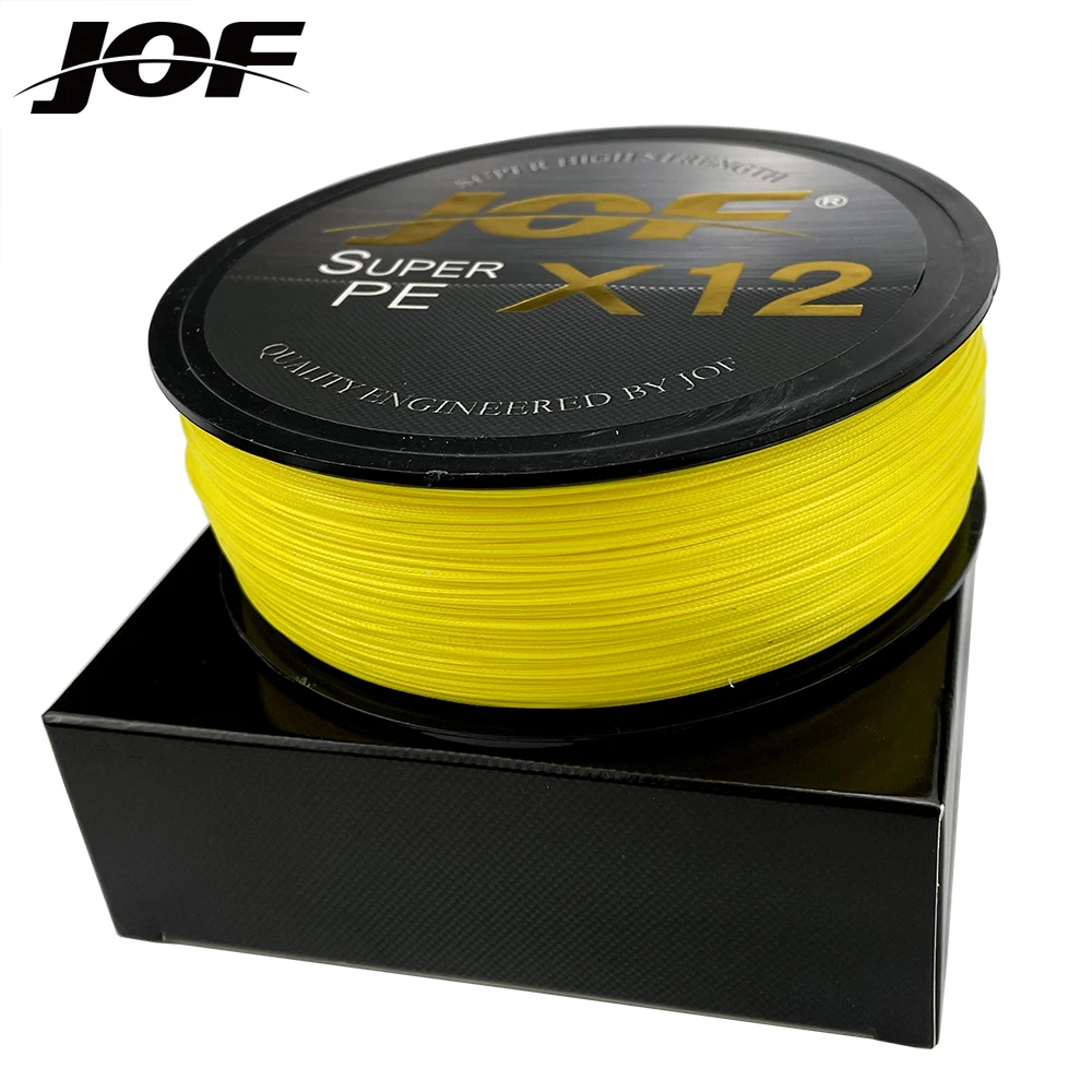 JOF 12/9 Strands Strong PE Fishing Line 300M 500M Abrasion Resistance Multifilament Durable Carp Fishing Line Pesca
JOF 12/9 Strands Strong PE Fishing Line 300M 500M Abrasion Resistance Multifilament Durable Carp Fishing Line Pesca