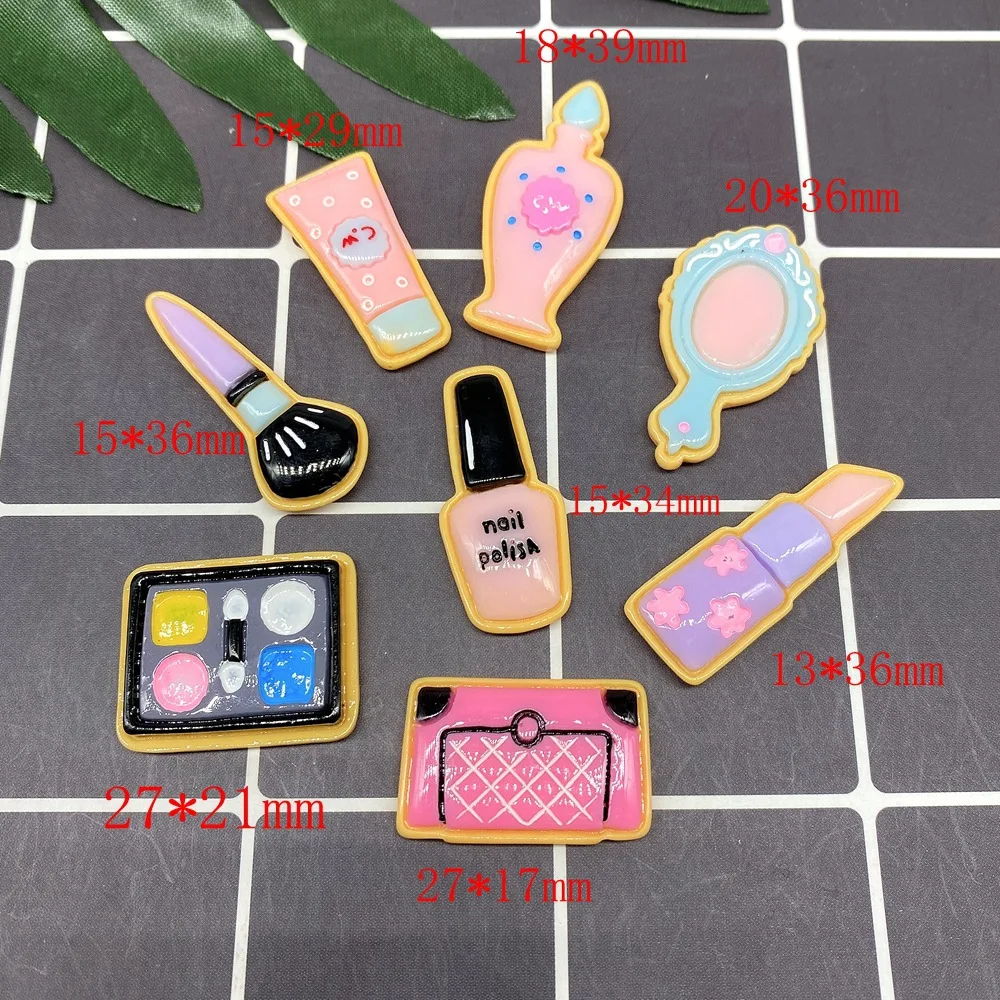 20Pcs Mini SImulation Eyeshadow Cleanser Lipstick Flatback Resin Cabochon Scrapbook Kawaii DIY Embellishments Accessories
20Pcs Mini SImulation Eyeshadow Cleanser Lipstick Flatback Resin Cabochon Scrapbook Kawaii DIY Embellishments Accessories