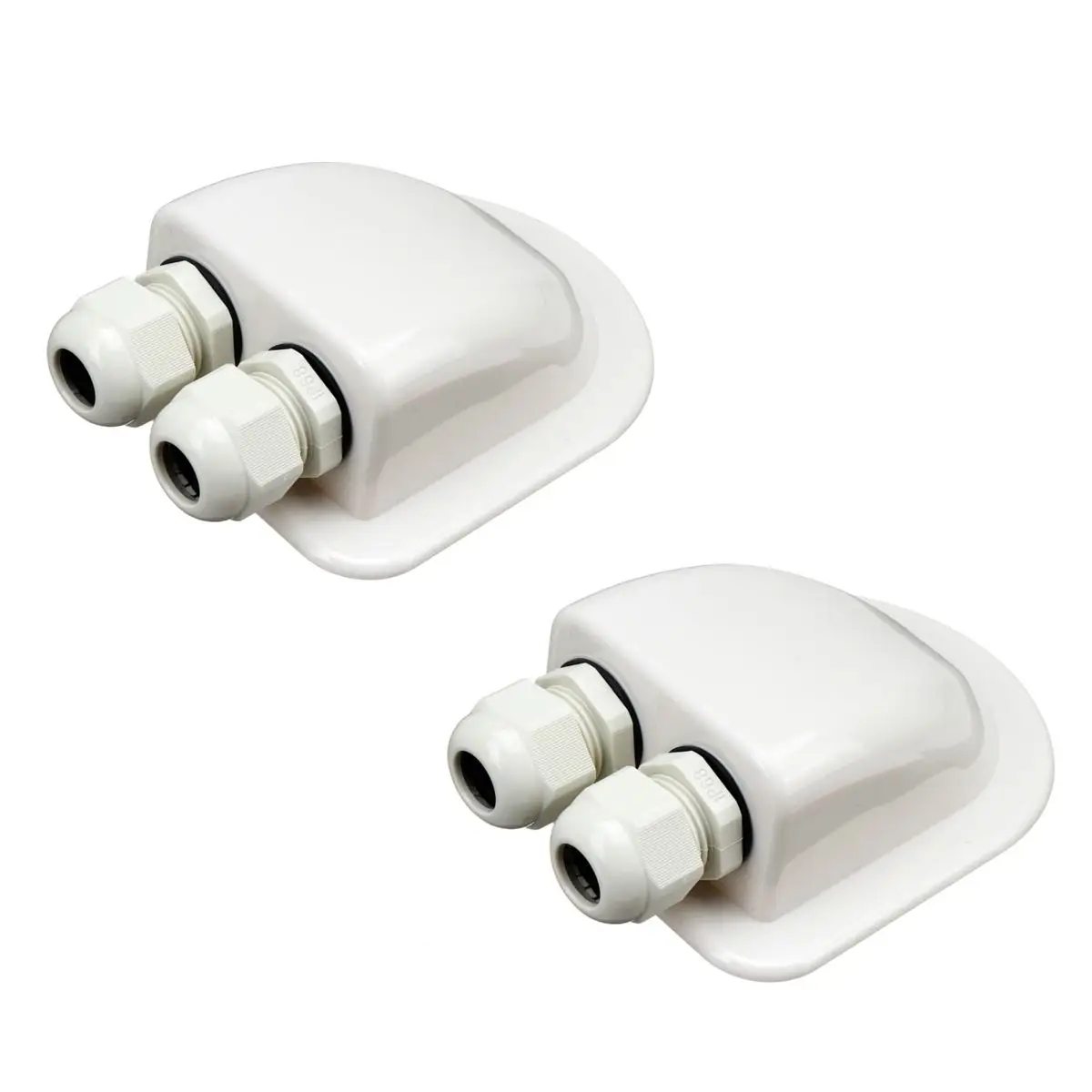 2X Marine Waterproof ABS Solar Double Twin Cable Entry Gland Curved Cable Connector For Rv Campervan Boat Cable Type 6mm to 12mm
2X Marine Waterproof ABS Solar Double Twin Cable Entry Gland Curved Cable Connector For Rv Campervan Boat Cable Type 6mm to 12mm