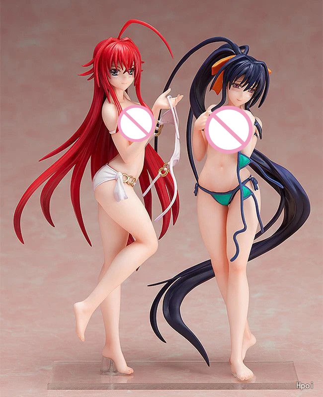 Аниме средней школы DxD фигурка Rias Gremory Himejima Akeno сексуальный купальник Ver. 1/12