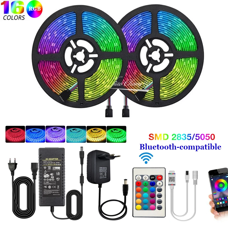 5050 3528 RGB LED Strip Light 5-20m +BT smart APP controller Bluetooth-compatible 24key IR remote control+12v LED power kit
5050 3528 RGB LED Strip Light 5-20m +BT smart APP controller Bluetooth-compatible 24key IR remote control+12v LED power kit