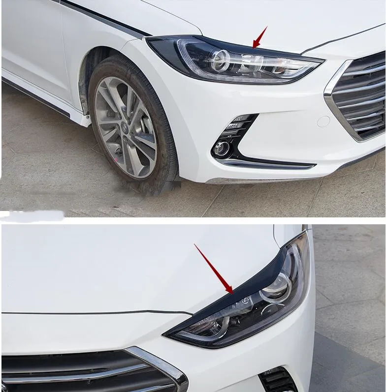 for Hyundai Elantra 2016 2017 2018 Sedan Headlight Eyebrow Eyelids ABS Chrome Trim Stickers Cover Accessories Car Styling
for Hyundai Elantra 2016 2017 2018 Sedan Headlight Eyebrow Eyelids ABS Chrome Trim Stickers Cover Accessories Car Styling