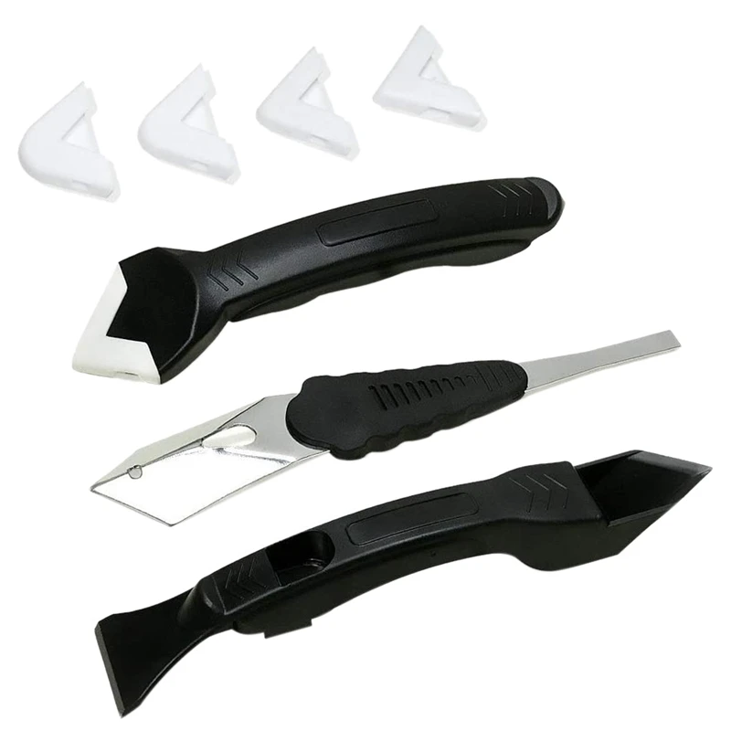 Hot SV-Silicone Spatula, Three-In-One Silicone Spatula Tool Kit, with 4 Replaceable Pad Sealant Finishing Tools,
Hot SV-Silicone Spatula, Three-In-One Silicone Spatula Tool Kit, with 4 Replaceable Pad Sealant Finishing Tools,