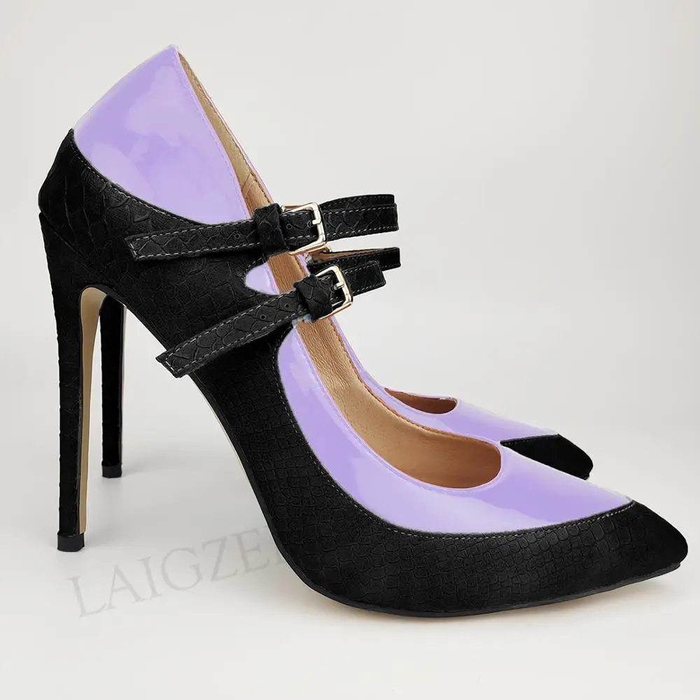 LAIGZEM Women Heels Pointed Toe Buckle Straps Pumps Patchwork Designed Ladies Spring Summer Shoes Woman Zapatos Size 39 45 46 47
LAIGZEM Women Heels Pointed Toe Buckle Straps Pumps Patchwork Designed Ladies Spring Summer Shoes Woman Zapatos Size 39 45 46 47