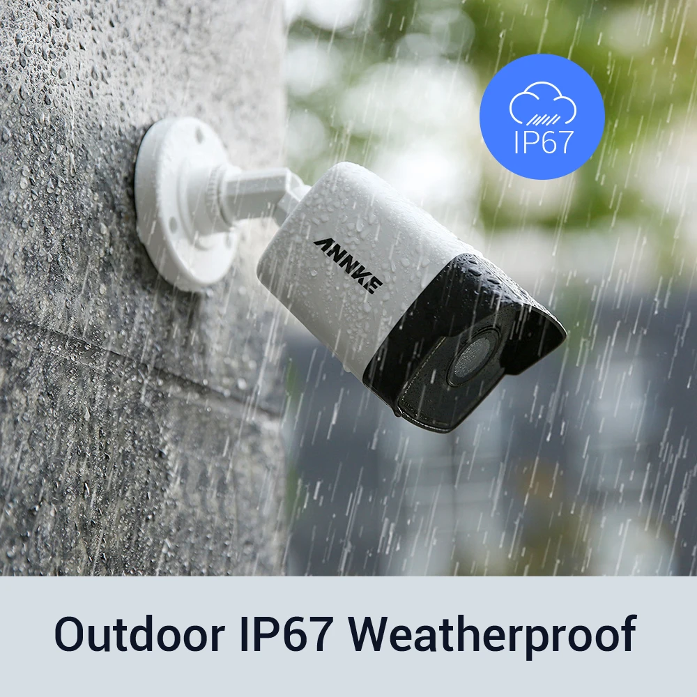 ANNKE 1PCS Ultra HD 5MP POE IP Camera Outdoor Weatherproof Security Network Bullet EXIR Night Vision Email Alert Camera CCTV Kit
ANNKE 1PCS Ultra HD 5MP POE IP Camera Outdoor Weatherproof Security Network Bullet EXIR Night Vision Email Alert Camera CCTV Kit