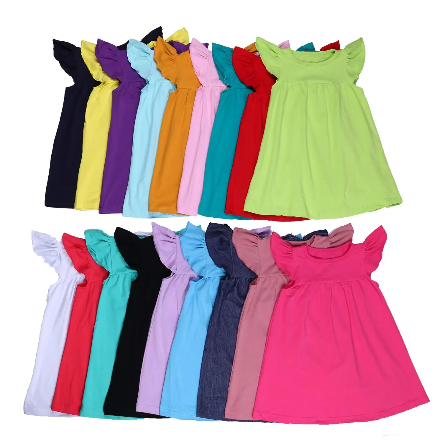 Summer Flutter Short Sleeve Baby Girls Clothes Cotton Smock Kids Children Party Solid Blank Pearl Dress
Summer Flutter Short Sleeve Baby Girls Clothes Cotton Smock Kids Children Party Solid Blank Pearl Dress