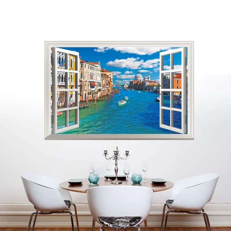 Removable 3D wall sticker fake window home background environmental protection sticker PVC waterproof decoration sticker
Removable 3D wall sticker fake window home background environmental protection sticker PVC waterproof decoration sticker