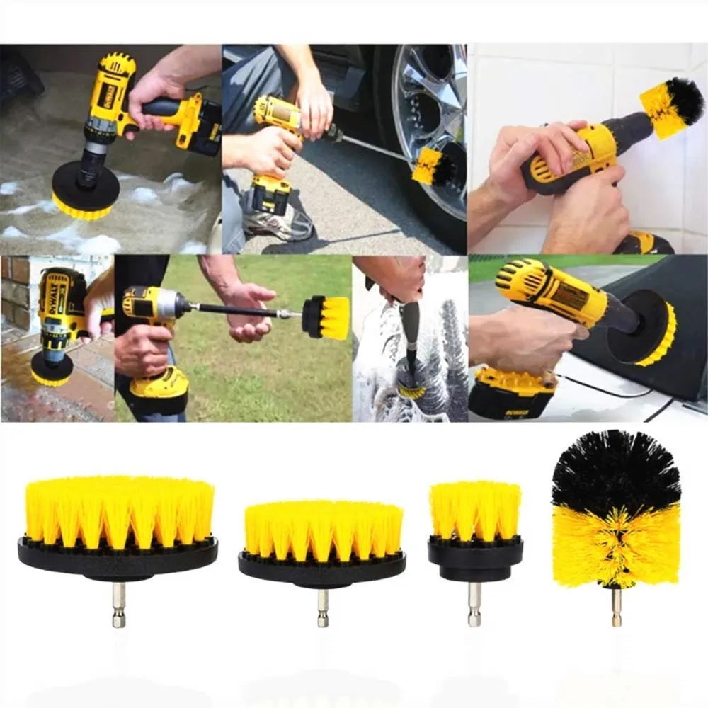 1 Set/3 PCS Electric Drill Brush Kit Plastic Round Cleaning Brush For Carpet Glass Car Tires Nylon Brushes Scrubber Drill
1 Set/3 PCS Electric Drill Brush Kit Plastic Round Cleaning Brush For Carpet Glass Car Tires Nylon Brushes Scrubber Drill