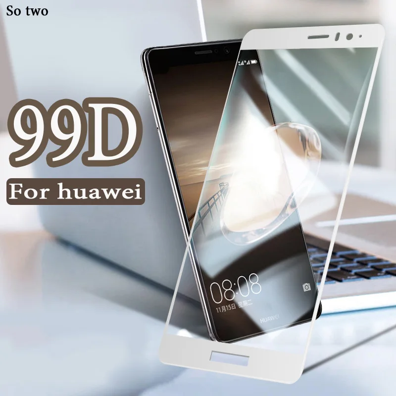 99D закаленное Стекло для huawei Коврики 9 10 lite рro Экран Защитная 20 Стекло|Защитные