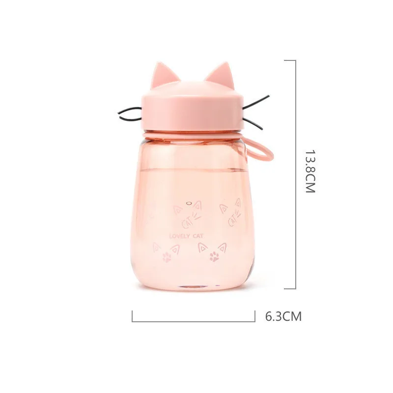 Xmas Gift 400ml Cat Infuser Cute Water Gym Bottle Plastic Glass Infusion Kids Drink Outdoor Sports Juice Lemon Portable Kettle
Xmas Gift 400ml Cat Infuser Cute Water Gym Bottle Plastic Glass Infusion Kids Drink Outdoor Sports Juice Lemon Portable Kettle