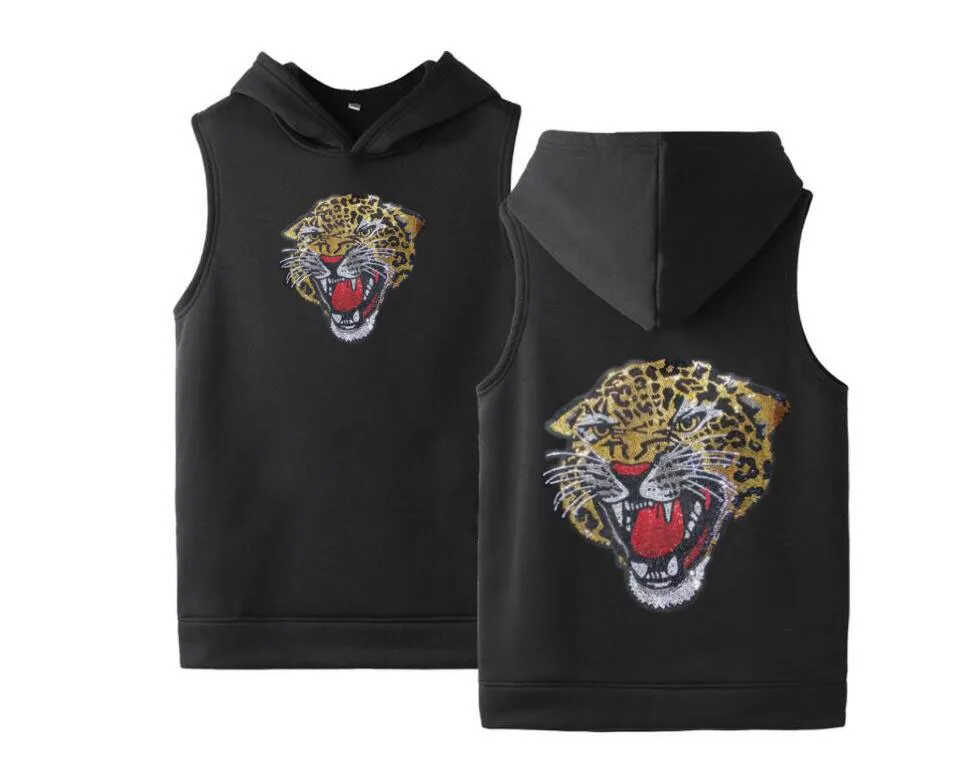 Hoodie Fashion Sleeveless Men's Vest Tops Long Sleeve Man Cloth Hot Drill designer
Hoodie Fashion Sleeveless Men's Vest Tops Long Sleeve Man Cloth Hot Drill designer