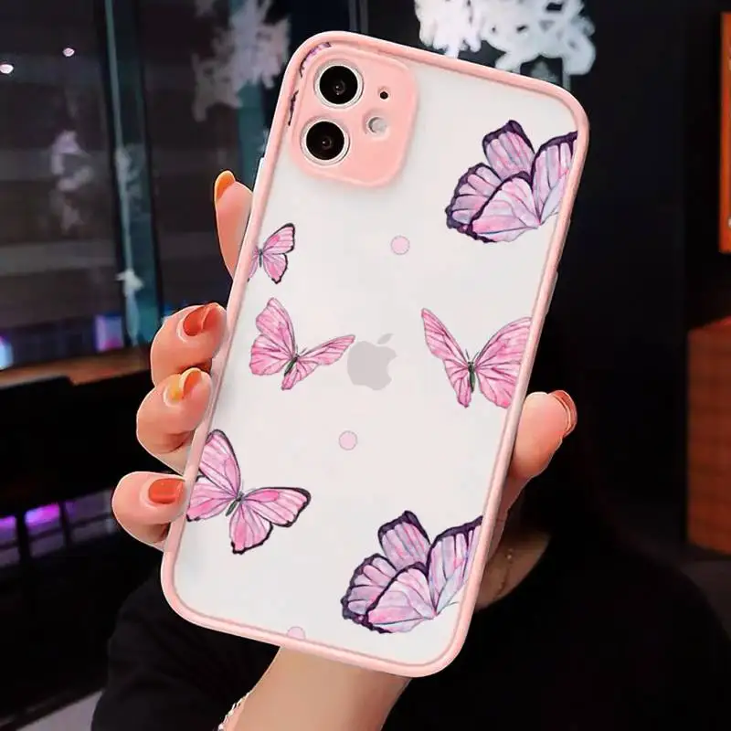 cute sexy butterfly pink blue Phone Cases Matte For iPhone 12 Mini 11 Pro XR XS Max 7 8 Plus X Hard PC Back Cover 
cute sexy butterfly pink blue Phone Cases Matte For iPhone 12 Mini 11 Pro XR XS Max 7 8 Plus X Hard PC Back Cover