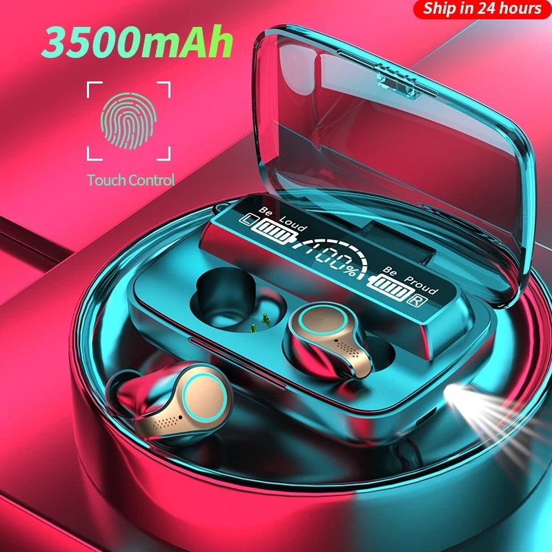 Беспроводные наушники MLHJ, 3500 мАч, Bluetooth-наушники со светодиодный ным дисплеем, спортивные водонепроницаемые наушники-вкладыши, Hi-Fi стерео га...
Беспроводные наушники MLHJ, 3500 мАч, Bluetooth-наушники со светодиодный ным дисплеем, спортивные водонепроницаемые наушники-вкладыши, Hi-Fi стерео га...