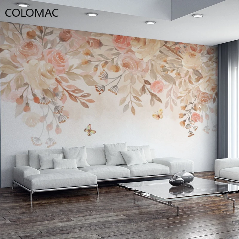 Colomac Custom 3d Nordic TV Background Wall Elegant Flowers Pastoral Bedroom Living Room TV Wallpaper Dropshipping
Colomac Custom 3d Nordic TV Background Wall Elegant Flowers Pastoral Bedroom Living Room TV Wallpaper Dropshipping