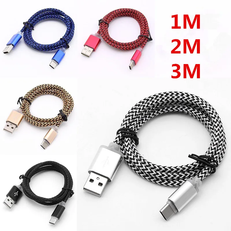 TYPC-C USB Cable Fast charging Braided Data Cord For Samsung S10 S20 for Huawei P20 30 40 Phone Cables
TYPC-C USB Cable Fast charging Braided Data Cord For Samsung S10 S20 for Huawei P20 30 40 Phone Cables