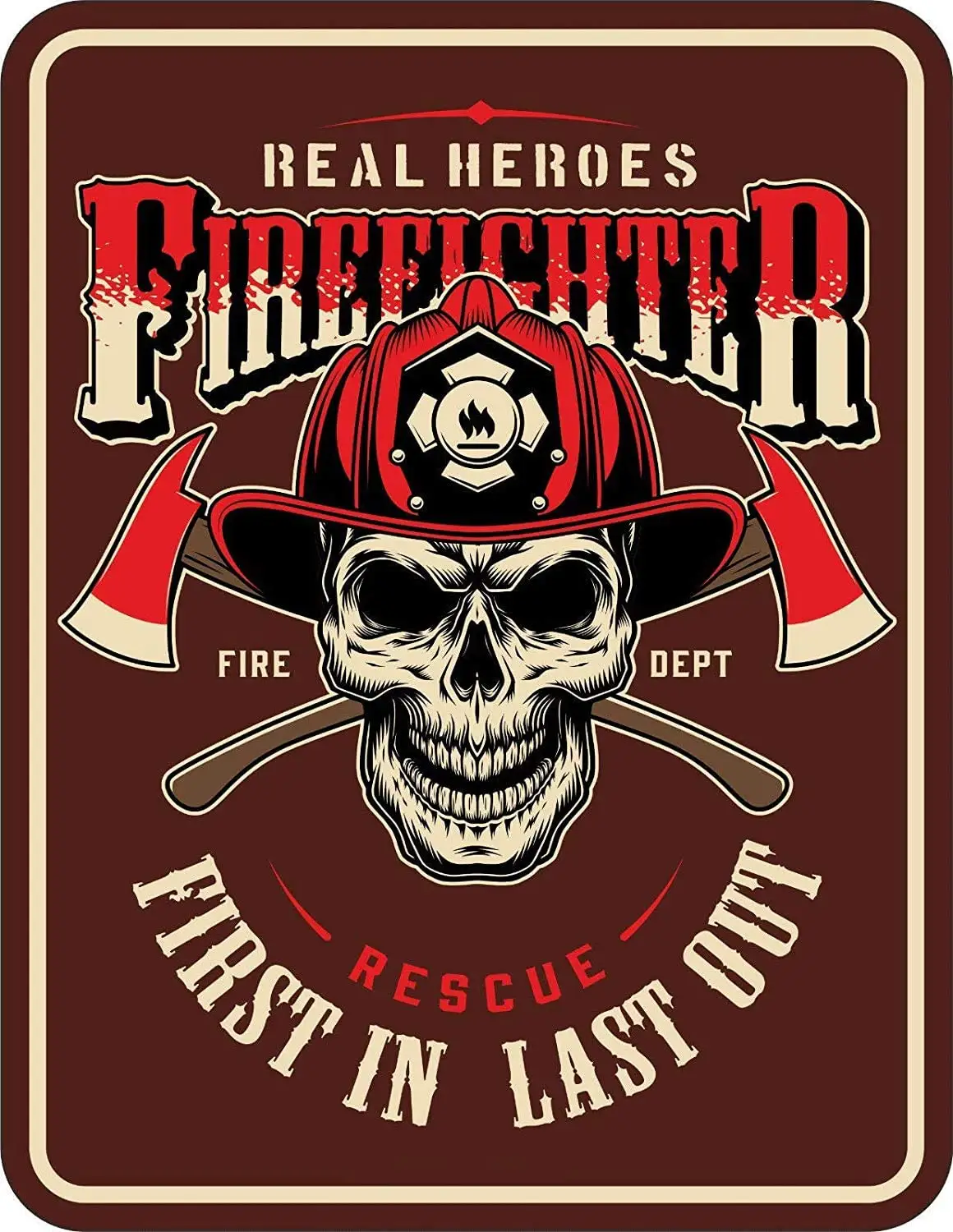 Fire Brigade Shield - Real Heroes Firefighter - Alumium Warn s Novelty Funny Retro Garage Home Bar Man Cave Wall Decor Vintage G
Fire Brigade Shield - Real Heroes Firefighter - Alumium Warn s Novelty Funny Retro Garage Home Bar Man Cave Wall Decor Vintage G