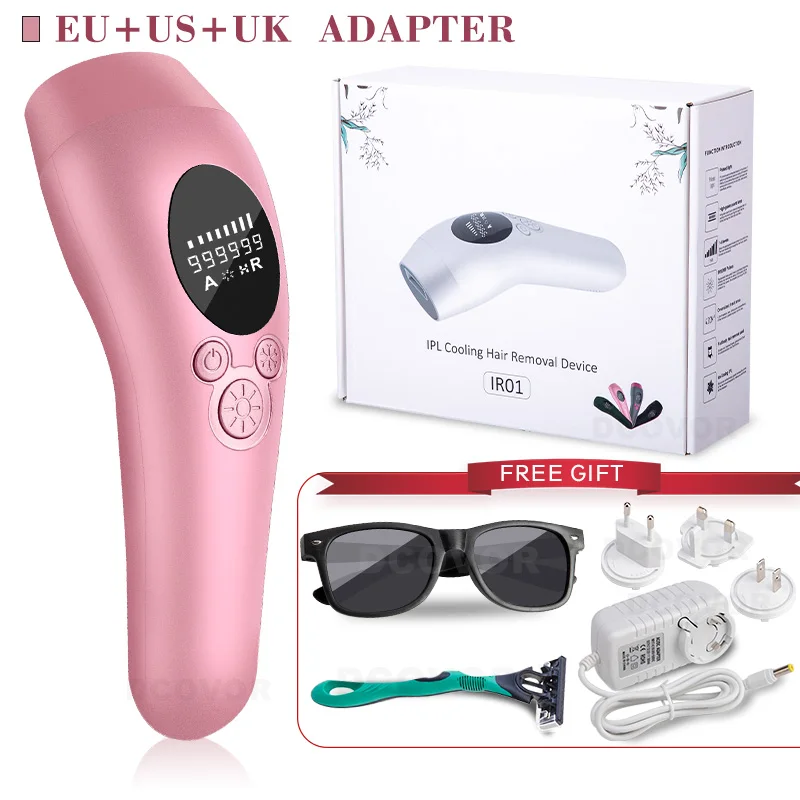 2021 New 999999 Flashes Painless Ice Cold IPL Epilator Permanent Hair Removal Photoepilator Electric Laser Epilator depiladora
2021 New 999999 Flashes Painless Ice Cold IPL Epilator Permanent Hair Removal Photoepilator Electric Laser Epilator depiladora