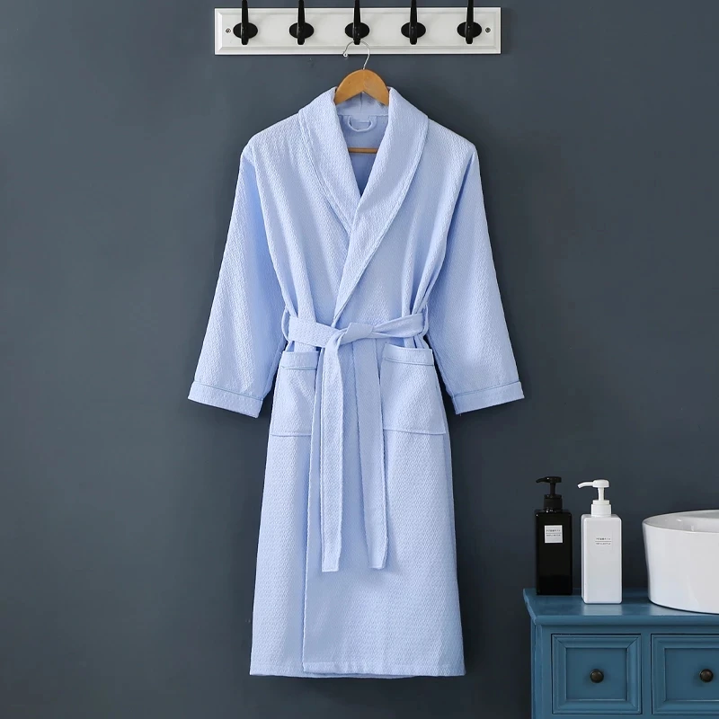 100% Cotton Women's Bathrobe Solid Waffle Spring Autumn Couple Kimono Bath Robe Homewear Suitable Dressing Gown for Female 2021
100% Cotton Women's Bathrobe Solid Waffle Spring Autumn Couple Kimono Bath Robe Homewear Suitable Dressing Gown for Female 2021
