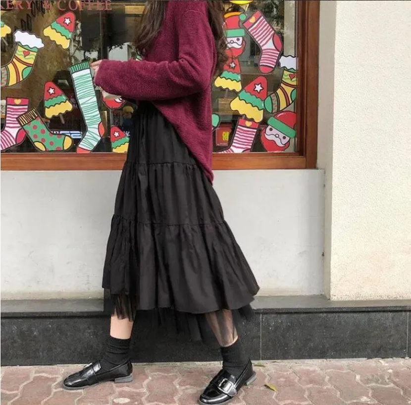 Юбка женская трапециевидная плиссированная средней длины, двухслойная сетчатая фатиновая свободная универсальная в стиле пэчворк, в стиле... 
Юбка женская трапециевидная плиссированная средней длины, двухслойная сетчатая фатиновая свободная универсальная в стиле пэчворк, в стиле...