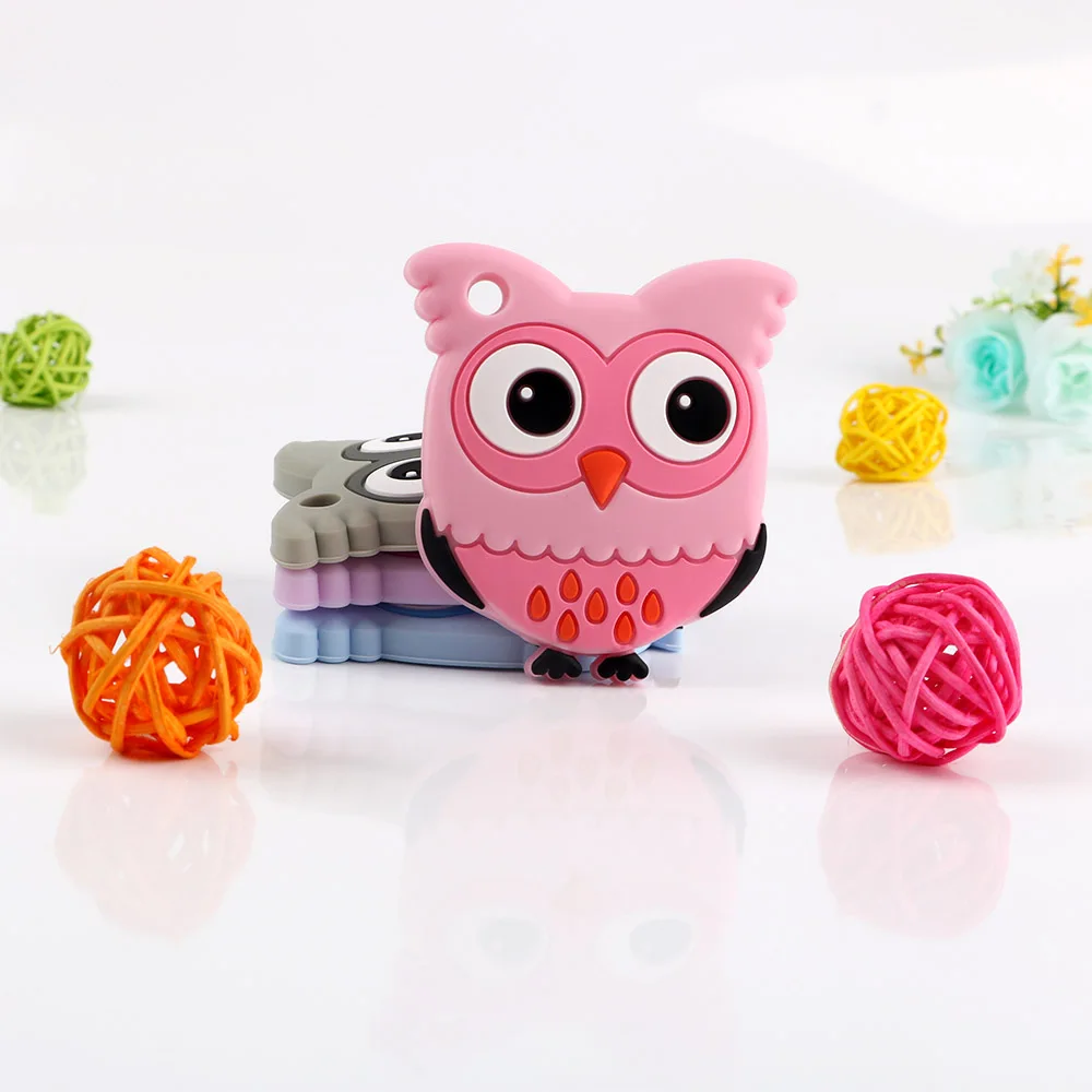 Kovict 1pcs Baby Silicone Teethers Cartoon Parrot Owl Teething Products Accessories for Kids Children Pacifier Chains BPA Free 
Kovict 1pcs Baby Silicone Teethers Cartoon Parrot Owl Teething Products Accessories for Kids Children Pacifier Chains BPA Free
