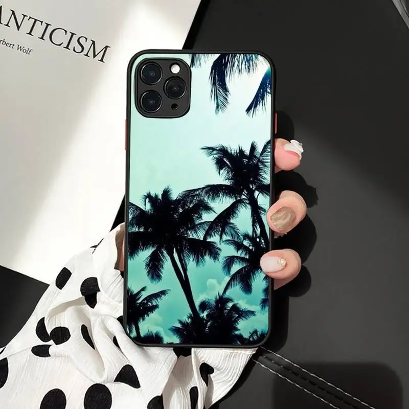 Summer beach palm trees Phone Case matte transparent For iphone 7 8 11 12 plus mini x xs xr pro max cover
Summer beach palm trees Phone Case matte transparent For iphone 7 8 11 12 plus mini x xs xr pro max cover