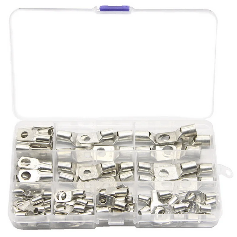 100 шт., медные кабельные зажимы 
100 шт., медные кабельные зажимы