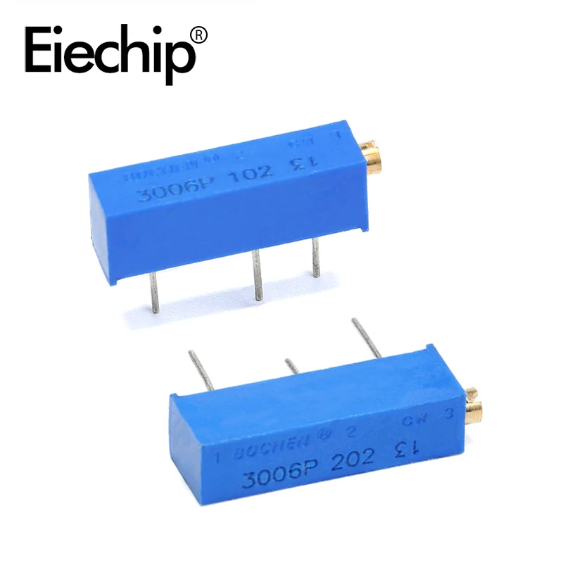 5pcs Trimming potentiometer 3006P series variable resistor, 100R 200R 500R 1K 2K 5K 10K 100K 200K 500K 1M be adjusted sideways
5pcs Trimming potentiometer 3006P series variable resistor, 100R 200R 500R 1K 2K 5K 10K 100K 200K 500K 1M be adjusted sideways