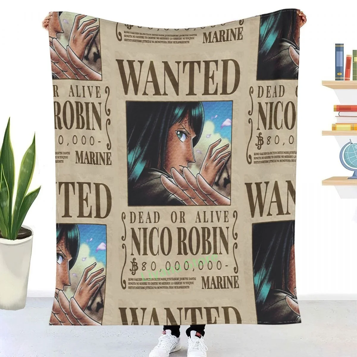 One Piece - Nico Robin 1st Wanted Poster Throw Blanket 3D printed sofa bedroom decorative blanket children adult Christmas gift
One Piece - Nico Robin 1st Wanted Poster Throw Blanket 3D printed sofa bedroom decorative blanket children adult Christmas gift