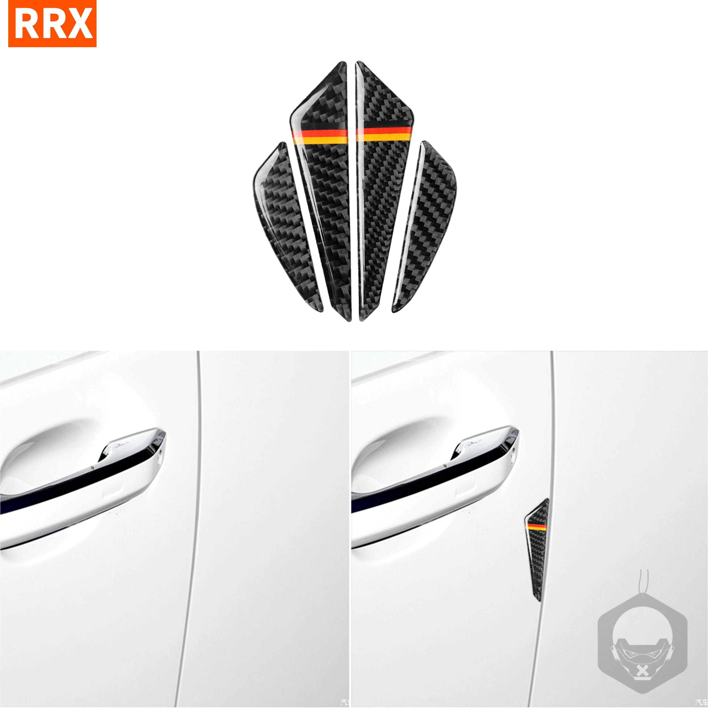 For Audi All Series Universal Carbon Fiber Stickers Door Side Personality 4PCS Car Protector Exterior Anti-Collision Strips 
For Audi All Series Universal Carbon Fiber Stickers Door Side Personality 4PCS Car Protector Exterior Anti-Collision Strips