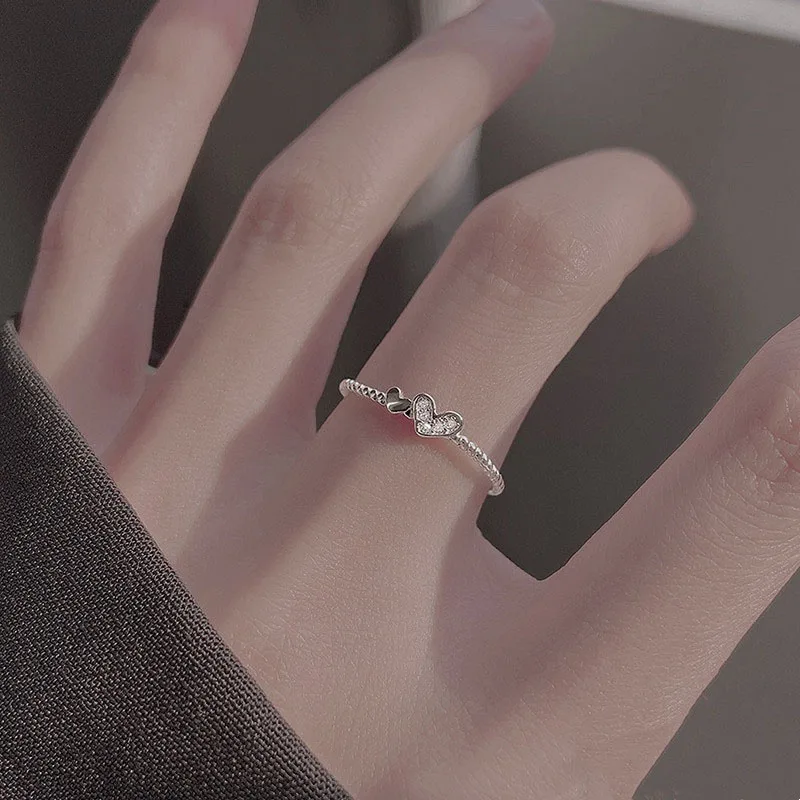 Silver Color Double Heart Rings For Women Men Lover Couple Ring Friendship Engagement Wedding Band Open Ring 2021 Trend Jewelry
Silver Color Double Heart Rings For Women Men Lover Couple Ring Friendship Engagement Wedding Band Open Ring 2021 Trend Jewelry