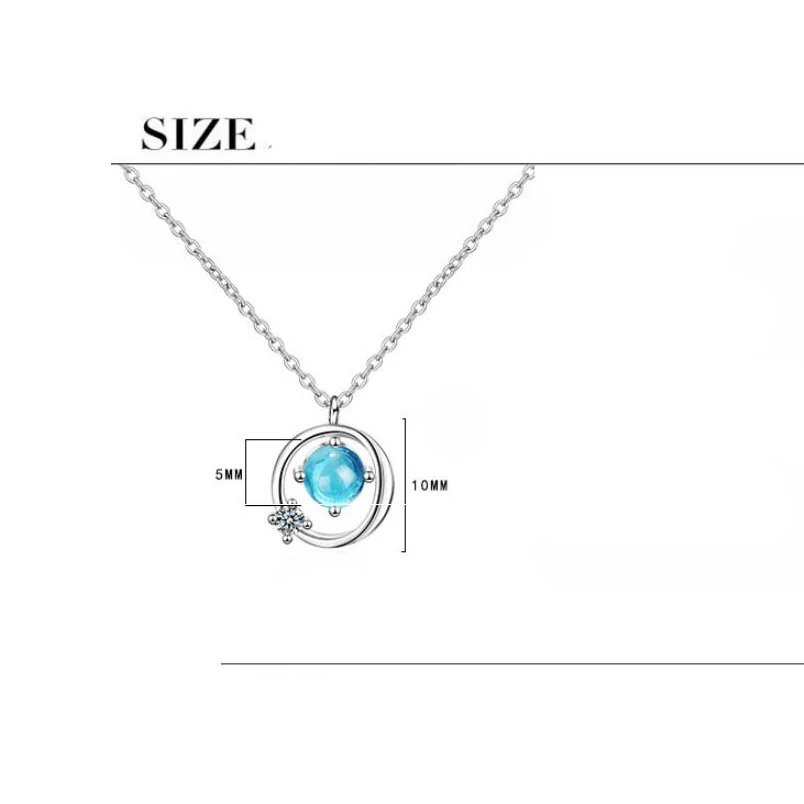 Fashion Water Drop Planet Necklace Female Creative Blue Crystal Fashion Jewelry Pendants For Women Long Chain Choker
Fashion Water Drop Planet Necklace Female Creative Blue Crystal Fashion Jewelry Pendants For Women Long Chain Choker