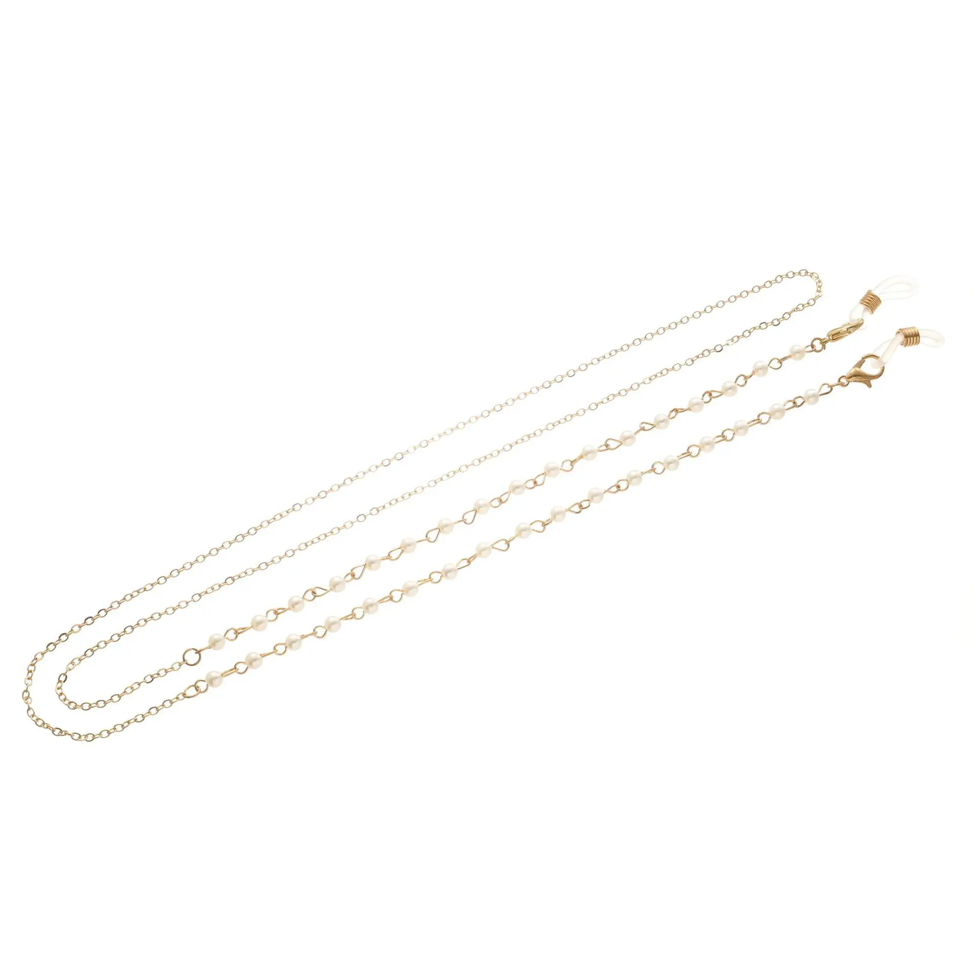 New Fashion Gold Long Chain Pearl Beaded For Womens Reading Glasses Eyeglass Metal Cords String Eyeglasses Sunglasses Lanyards
New Fashion Gold Long Chain Pearl Beaded For Womens Reading Glasses Eyeglass Metal Cords String Eyeglasses Sunglasses Lanyards