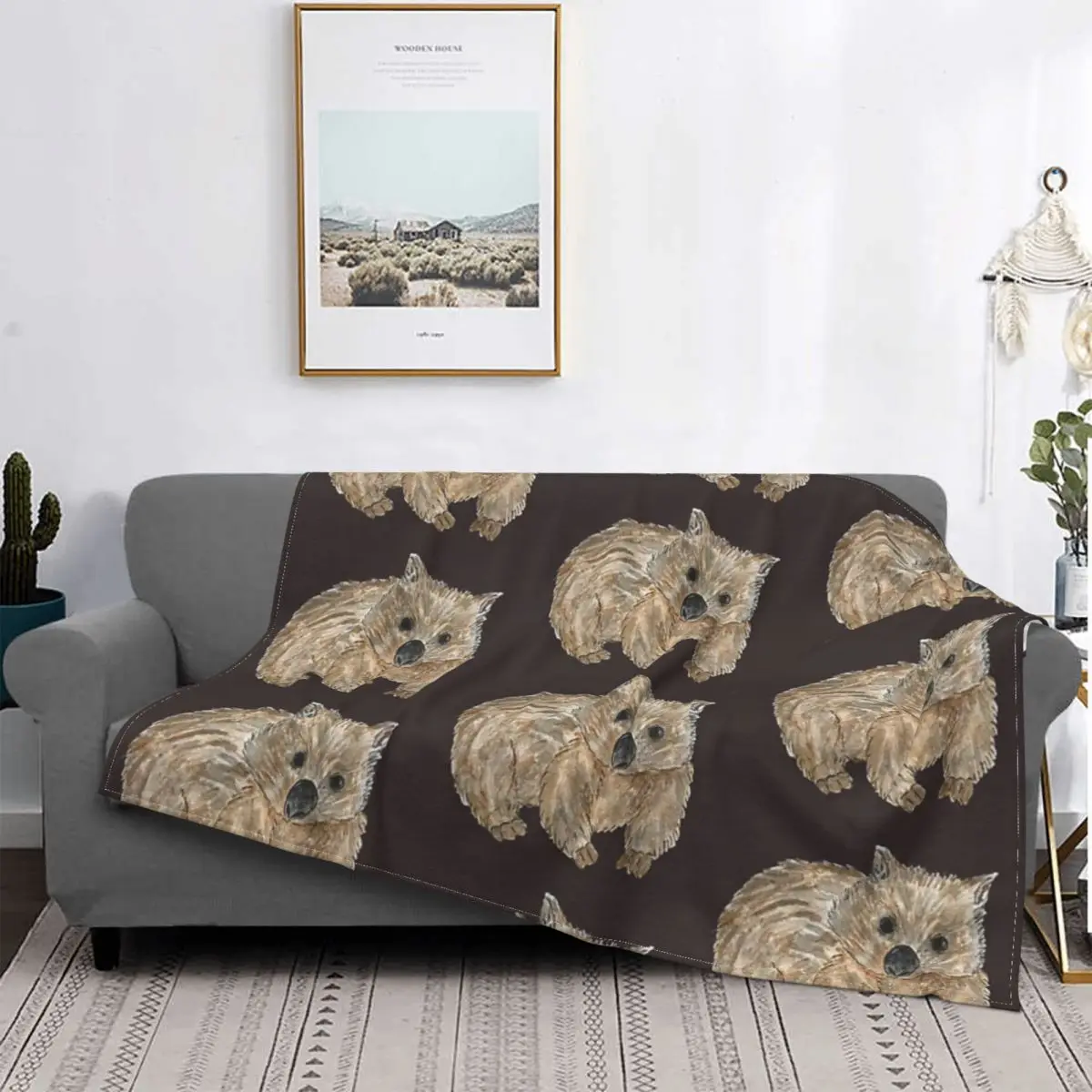 Wombat-Manta de pintura de animales australianos, colcha de cama a cuadros, cubrecama a cuadros, fundas para sofda de 90, funda p
Wombat-Manta de pintura de animales australianos, colcha de cama a cuadros, cubrecama a cuadros, fundas para sofda de 90, funda p