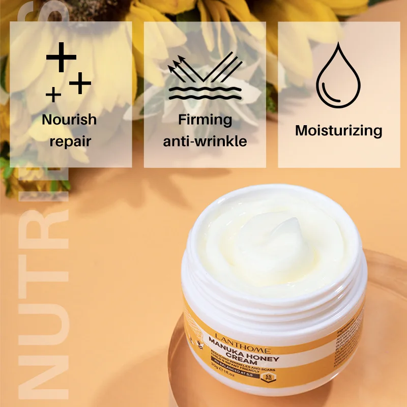 30g Skin Whitening Manuka Honey Cream Acne Acne Anti-wrinkle Anti-aging Reduces Crow's Feet Moisturizes and Tightens The Skin
30g Skin Whitening Manuka Honey Cream Acne Acne Anti-wrinkle Anti-aging Reduces Crow's Feet Moisturizes and Tightens The Skin