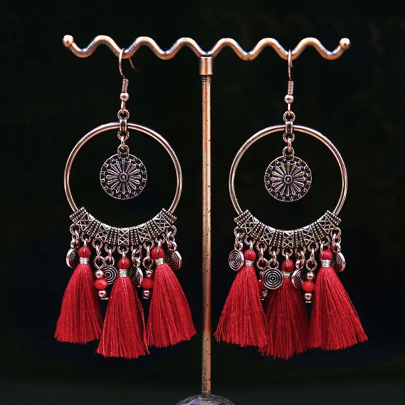 Long Drop Dangle Fringe Earrings Vintage Women Tassel Earrings Geometric Boho Statement Brand Wedding Jewelry Female Accessories
Long Drop Dangle Fringe Earrings Vintage Women Tassel Earrings Geometric Boho Statement Brand Wedding Jewelry Female Accessories