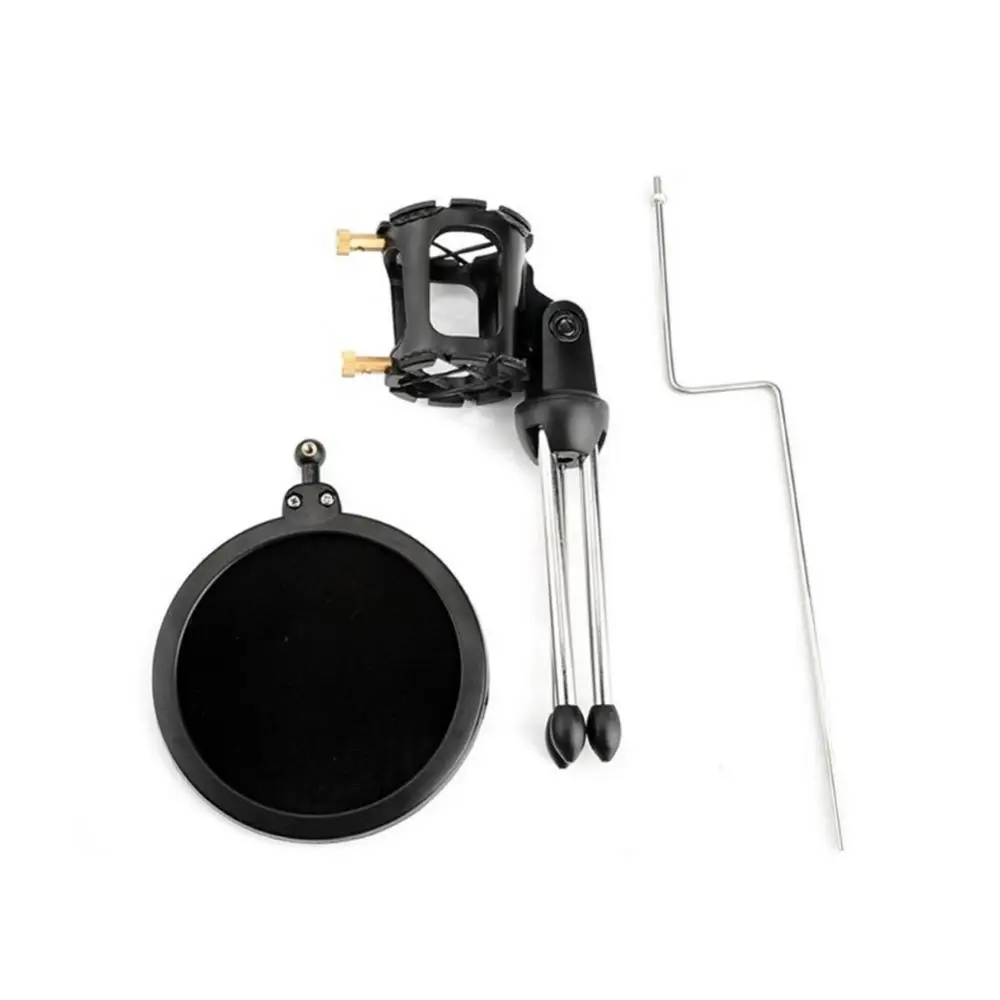 Desktop Noise Reduction Adjustable Mic Tripod Bracket Microphone Stand Mount Holder with Filter Microphone Accessories
Desktop Noise Reduction Adjustable Mic Tripod Bracket Microphone Stand Mount Holder with Filter Microphone Accessories