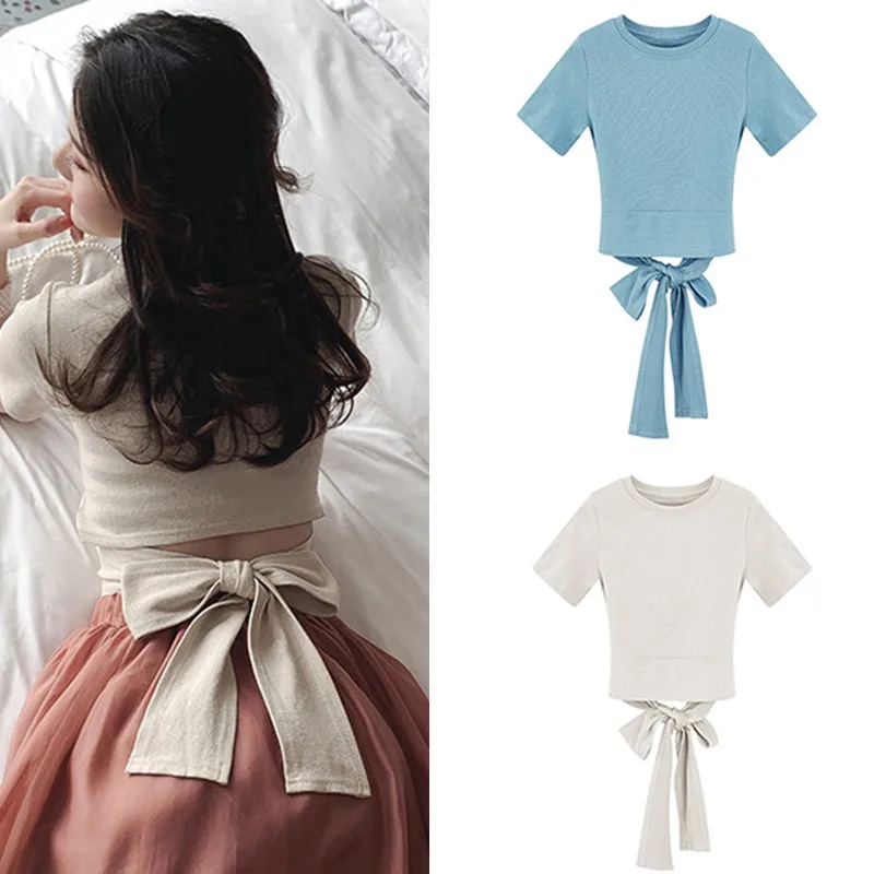Summer Women Solid Color Tshirt Slim Waist Short Sleeve Elegant Ladies Casual Tee Shirt Top
Summer Women Solid Color Tshirt Slim Waist Short Sleeve Elegant Ladies Casual Tee Shirt Top