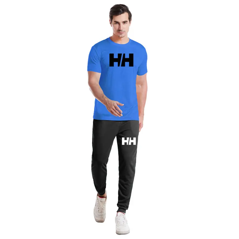 Summer Men Sell Like Hot Cakes Casual Sweat Suit Pure Color Round Collar Breathable Trousers With Short Sleeves Two-piece Set
Summer Men Sell Like Hot Cakes Casual Sweat Suit Pure Color Round Collar Breathable Trousers With Short Sleeves Two-piece Set