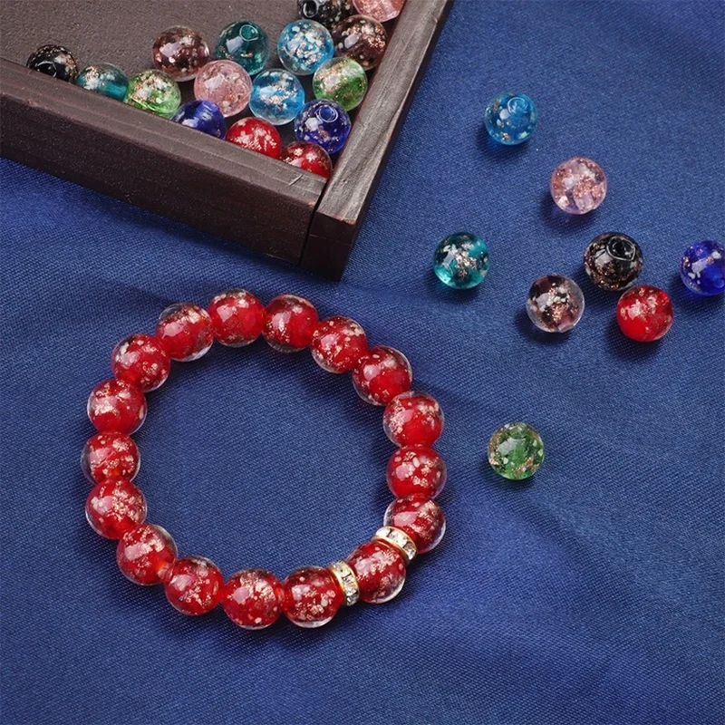 5PCS Natural Stones Luminous Glowing In The Dark Round Beads Starry Sky Loose Bead for Jewelry Making DIY Bracelet Women Jewelry
5PCS Natural Stones Luminous Glowing In The Dark Round Beads Starry Sky Loose Bead for Jewelry Making DIY Bracelet Women Jewelry