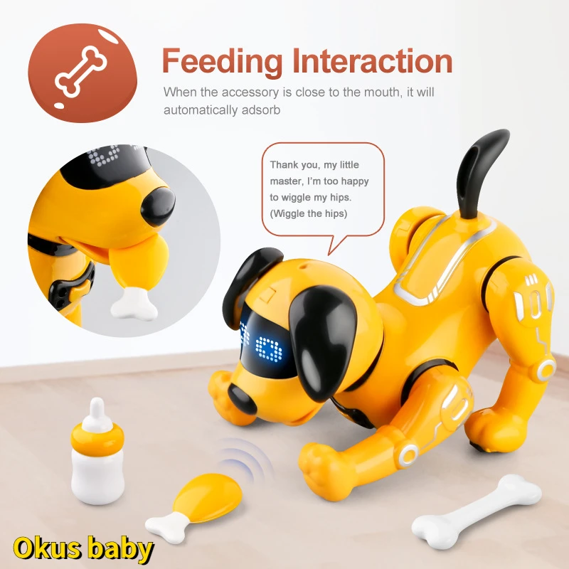 2021 New Intelligent Remote Control Robot Dog Early Education Children Programmable Handstand Demonstration Dog Birthday Gift
2021 New Intelligent Remote Control Robot Dog Early Education Children Programmable Handstand Demonstration Dog Birthday Gift
