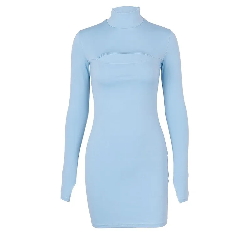 VISNXGI Long Sleeve High Neck Bodycon Sexy Mini Dress Autumn Winter Women Fashion Party Elegant Hollow Out Clothes Streetwear
VISNXGI Long Sleeve High Neck Bodycon Sexy Mini Dress Autumn Winter Women Fashion Party Elegant Hollow Out Clothes Streetwear