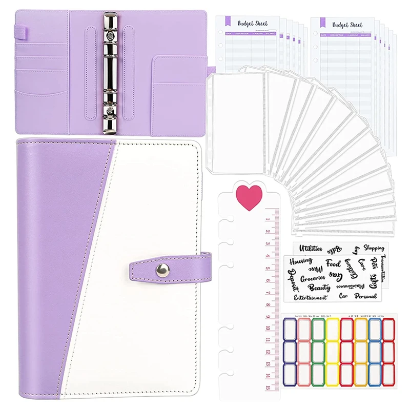 Budget Binder with Cash Envelopes,Cash Envelopes for Budgeting, Organizer for Cash, A6 Budget Binder for Saving Money
Budget Binder with Cash Envelopes,Cash Envelopes for Budgeting, Organizer for Cash, A6 Budget Binder for Saving Money