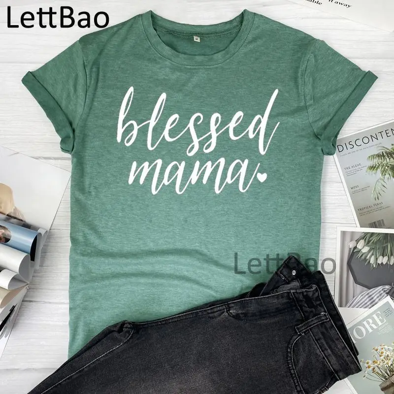 Blessed Mama Vogue Women T-shirts Kawaii Women Clothing T Shirt Casual Harajuku Streetwear Vintage Women T Shirt Tops Tees
Blessed Mama Vogue Women T-shirts Kawaii Women Clothing T Shirt Casual Harajuku Streetwear Vintage Women T Shirt Tops Tees