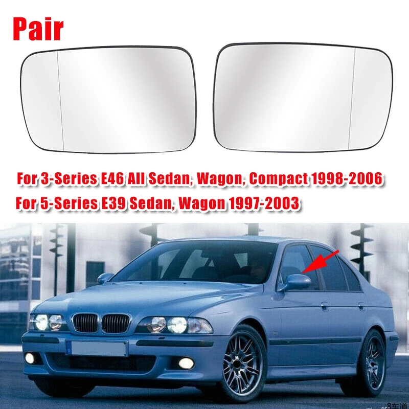 2 боковых зеркала заднего вида с подогревом для-BMW E39 E46 320I 330I 325I 525I 1998-2006 LH/RH 51168250436
2 боковых зеркала заднего вида с подогревом для-BMW E39 E46 320I 330I 325I 525I 1998-2006 LH/RH 51168250436