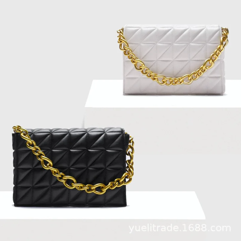 2021 New Arrivals Women's Shoulder Bags For Female Chain Diamond Lattice White Black Design High Quality Leisure Style Women Bag
2021 New Arrivals Women's Shoulder Bags For Female Chain Diamond Lattice White Black Design High Quality Leisure Style Women Bag
