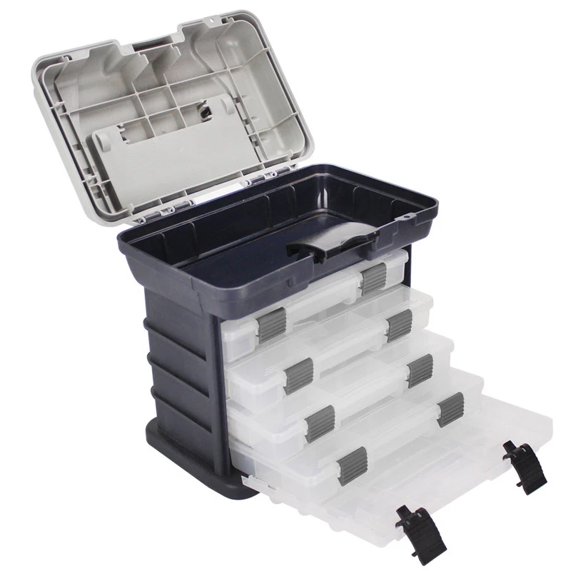26*17*26cm Portable 5 Layers Big Fishing Tackle Box Plastic Handle Fishing Box Carp Fishing Case Tools Fishing Accessories
26*17*26cm Portable 5 Layers Big Fishing Tackle Box Plastic Handle Fishing Box Carp Fishing Case Tools Fishing Accessories